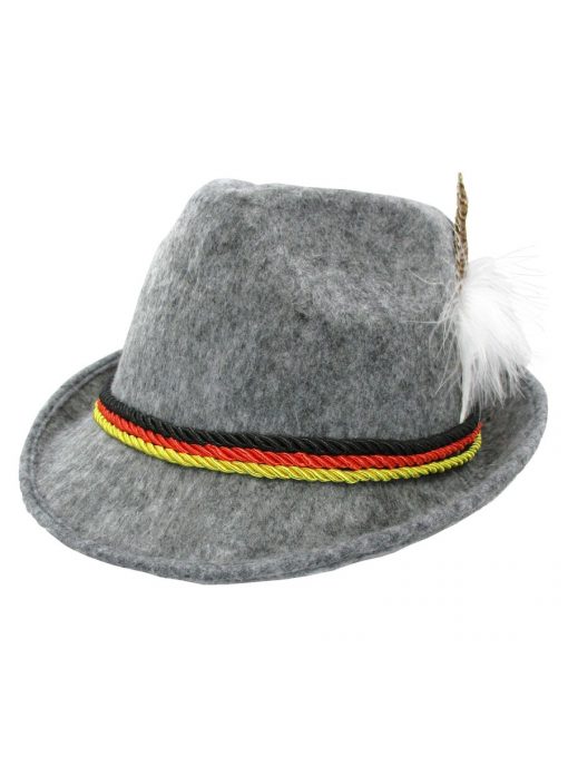 Oktoberfest German Hat with Feather
