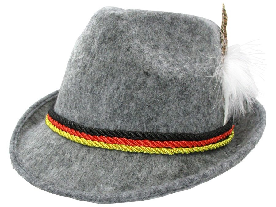 Oktoberfest German Hat with Feather