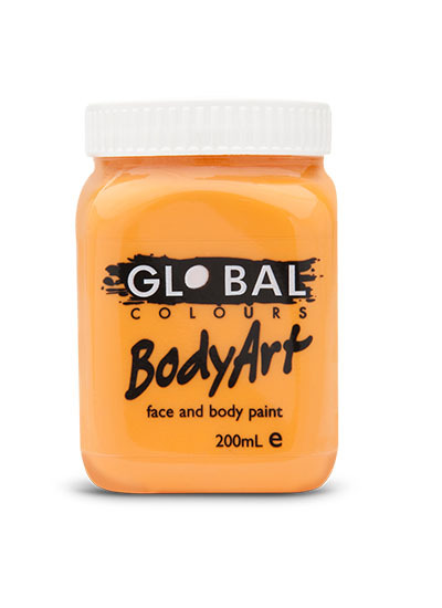 Orange - Face & Body Paint Liquid 200ml