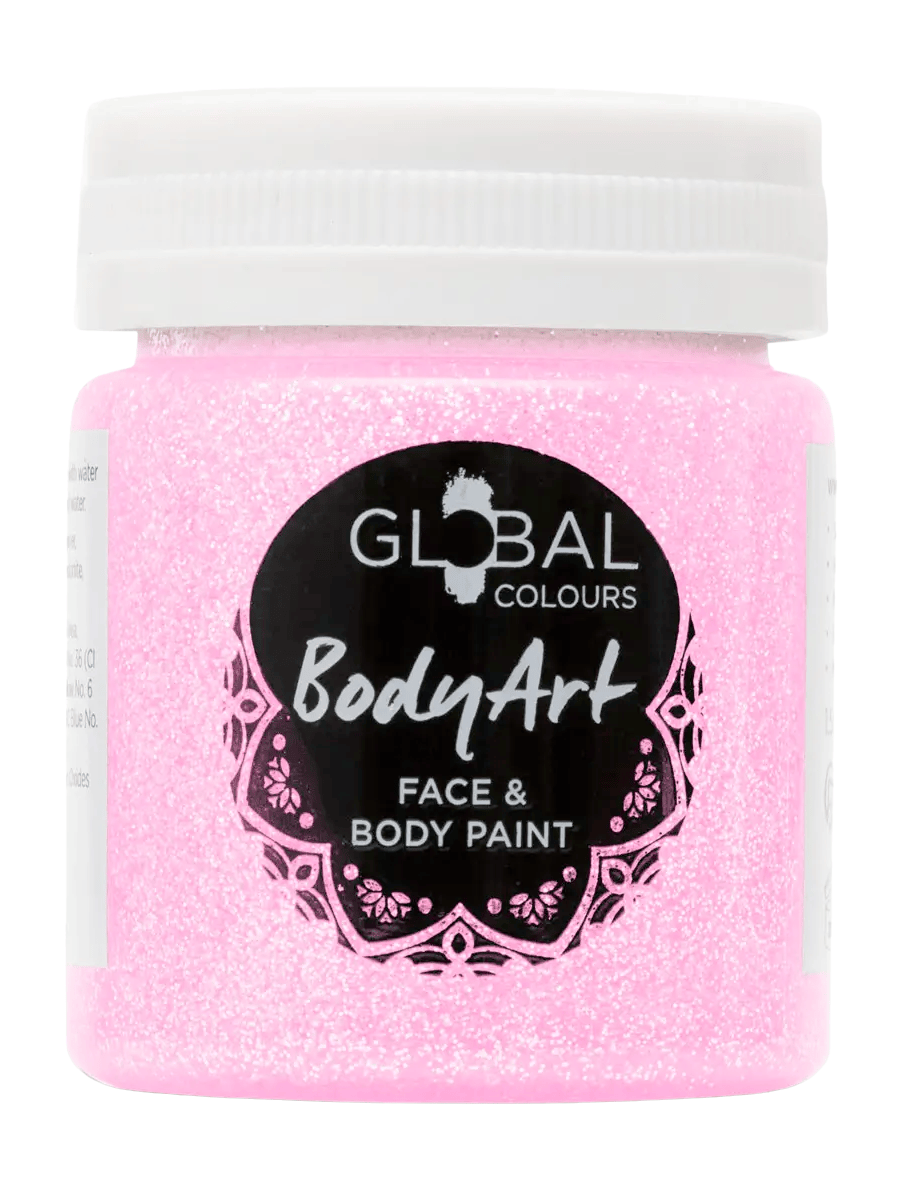 Pink Glitter Face Paint