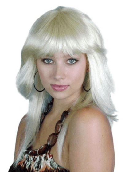 Retro Layered Blonde Wig