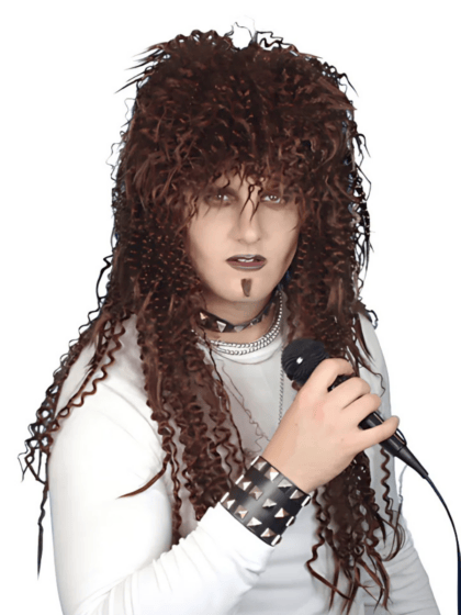 Rock God Brown Wig