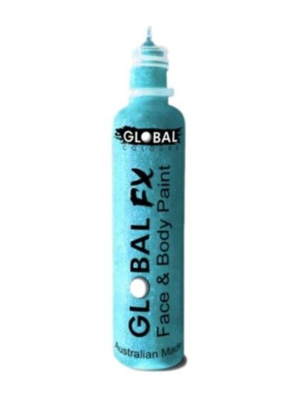 Global FX 36ml Glitter Gel - Sky Blue - Face Painting party