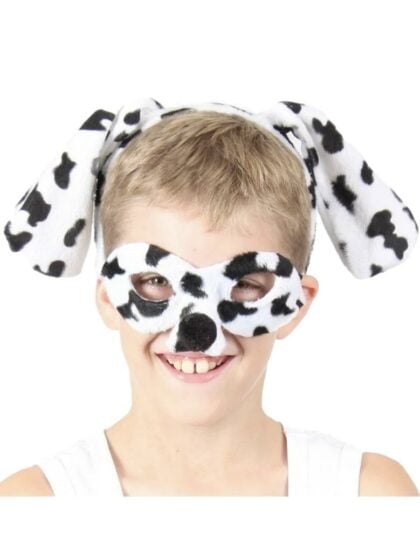 Animal Headband & Mask Set - Dalmatian