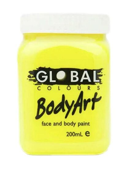 Neon Yellow Face Paint 200ml