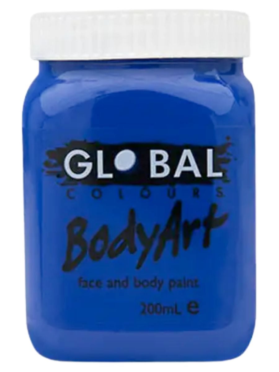 Ultra Blue - Face & Body Paint Liquid 200ml