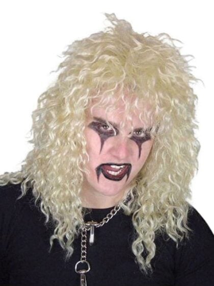 Blonde 80s Rocker Wig