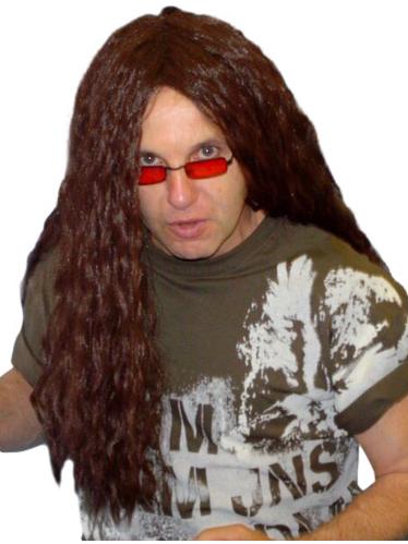 Wig - Heavy Metal Rocker (Long Brown)