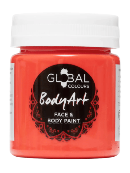 brilliant red face paint
