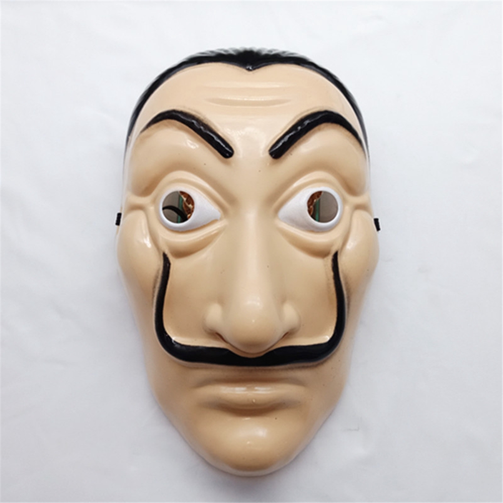 clear Undo Alphabetical order Salvador Dali Mask Plastic- Money Heist -