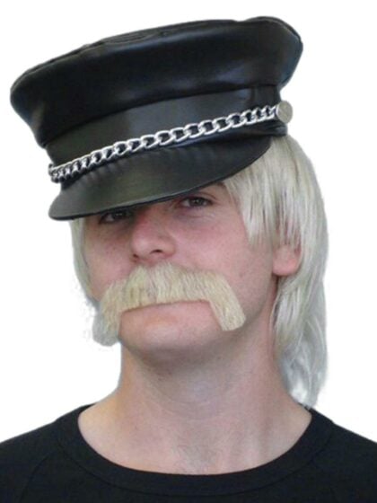 Blonde Handlebar Moustache