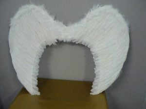 Feather Angel Wings White