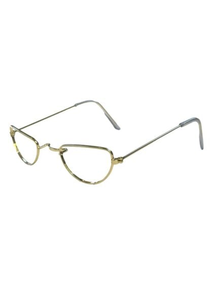 Gold Half-Moon Glasses