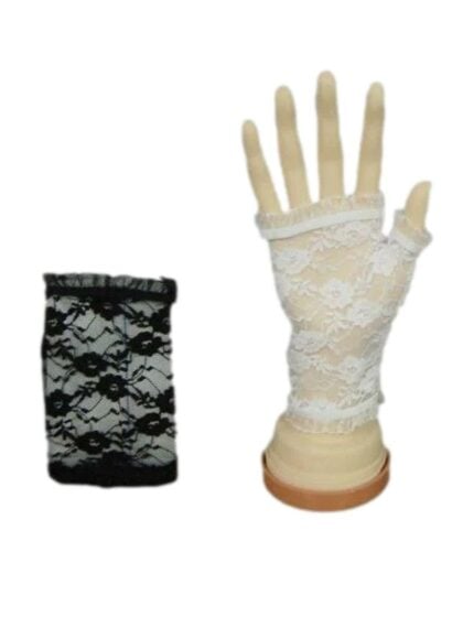 Lace Glove Short Fingerless 13 cm