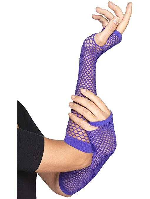 Long Gloves Purple Perfect for parties everyday use