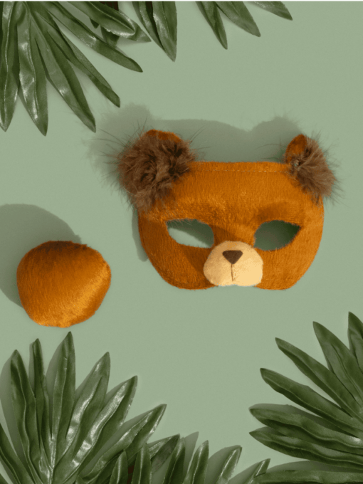 Bear Mask and Tail Set