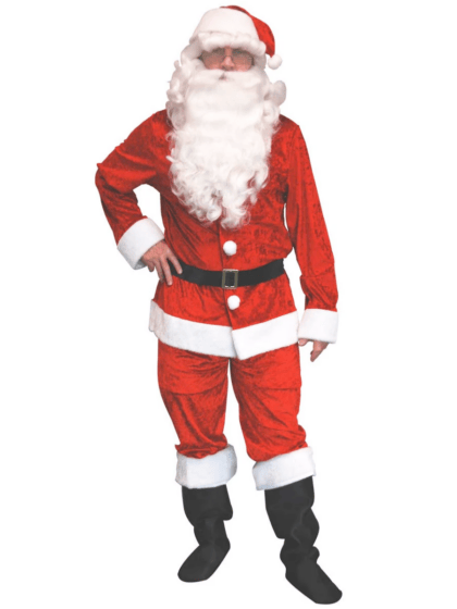 Velvet Santa costume