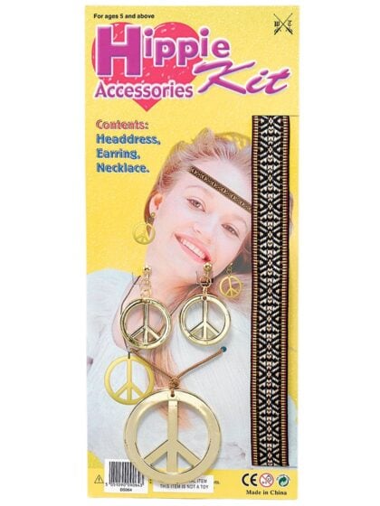 Woodstock Hippie Peace Jewellery Set