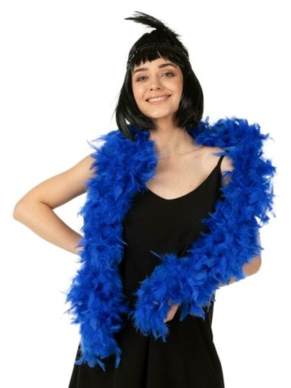 Blue Feather Boa