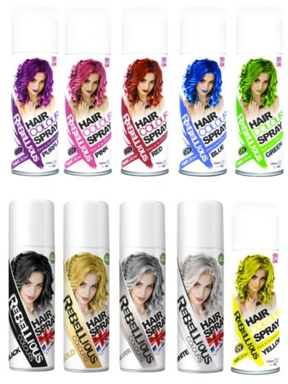Coloured hairspray