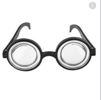 Nerd glasses black rim