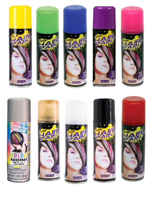 coloured hairspray!