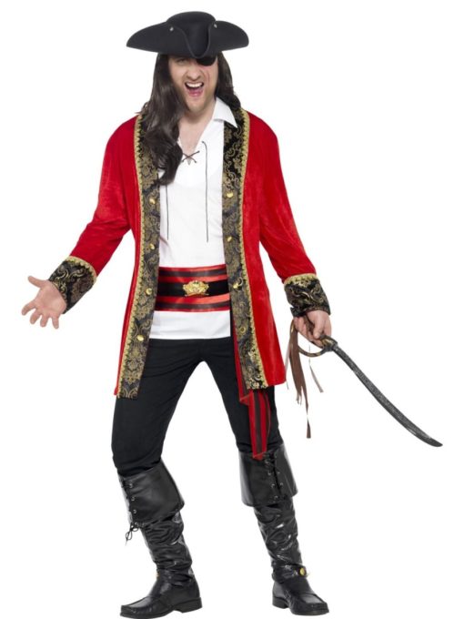 Curves pirate cpatin costume