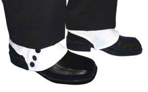 white shoe spats