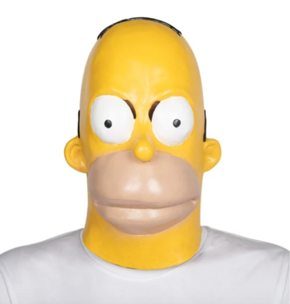Homer Simpson mask