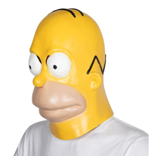 Homer simpson mask