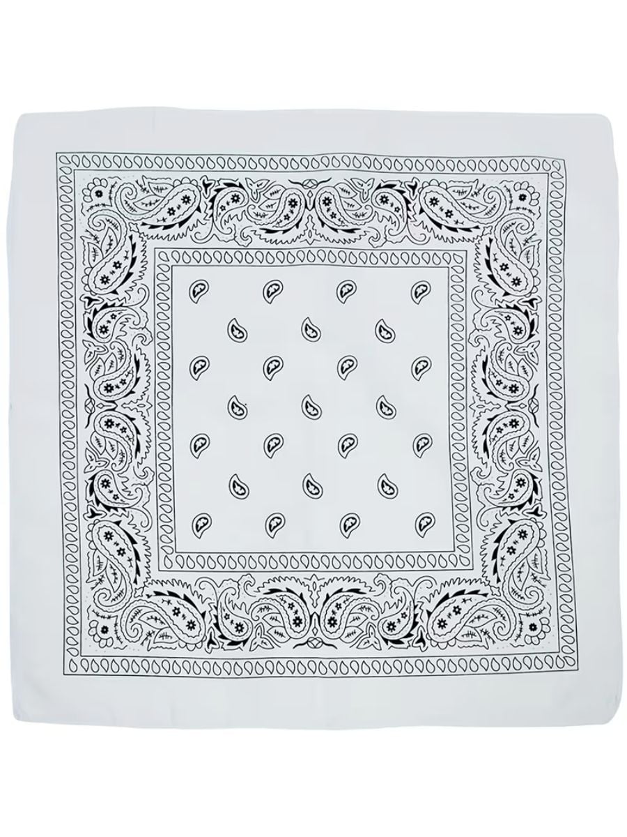 Cowboy Bandana White