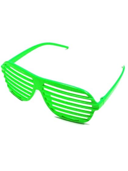 80s Slot glasses Green