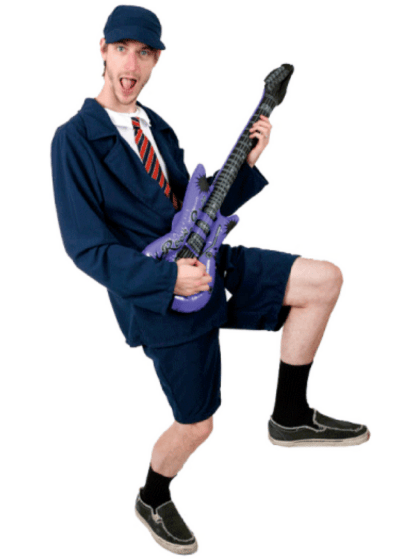 Schoolboy rocker costume