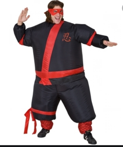 inflatable Ninja costume