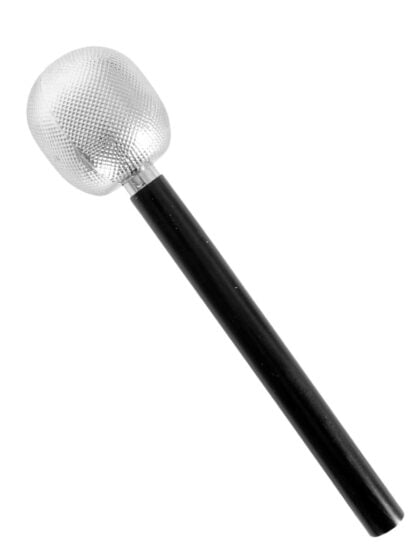 Silver Rockstar Microphone