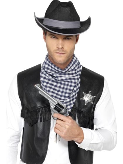 Western vest and hat