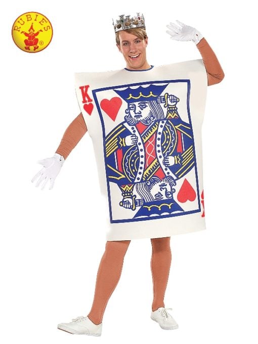 King of hearts card costume