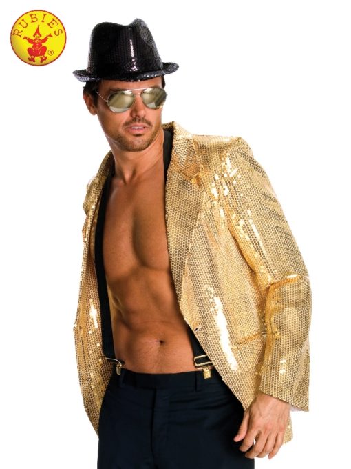 Gold Sequin Jacket mens
