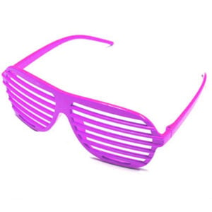 Pink 80s glasses