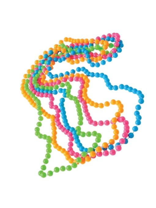 80s neon beads