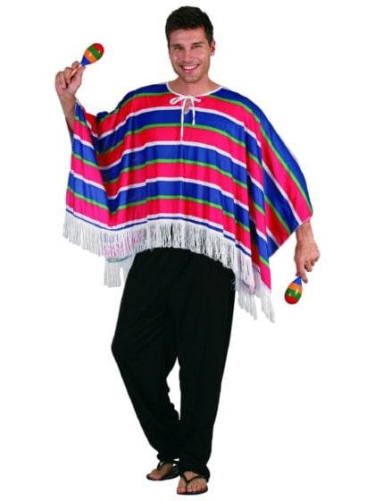 mexican poncho costume