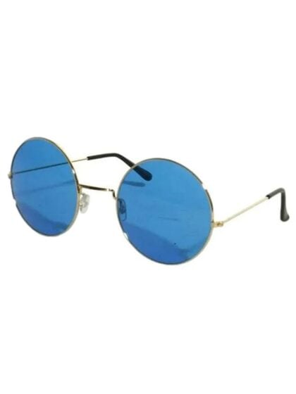 blue hippie glasses
