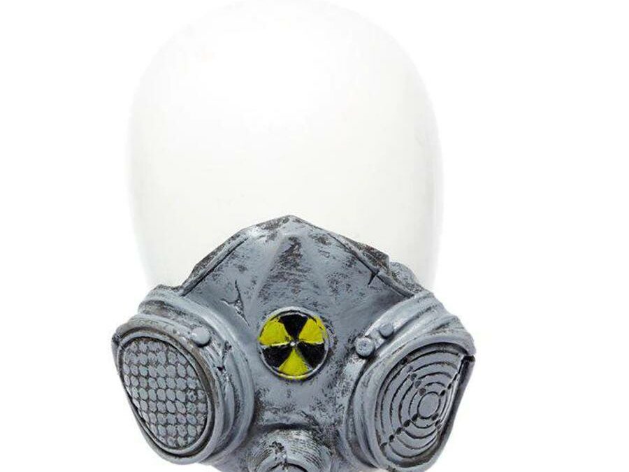Latex Toxic Zombie mask