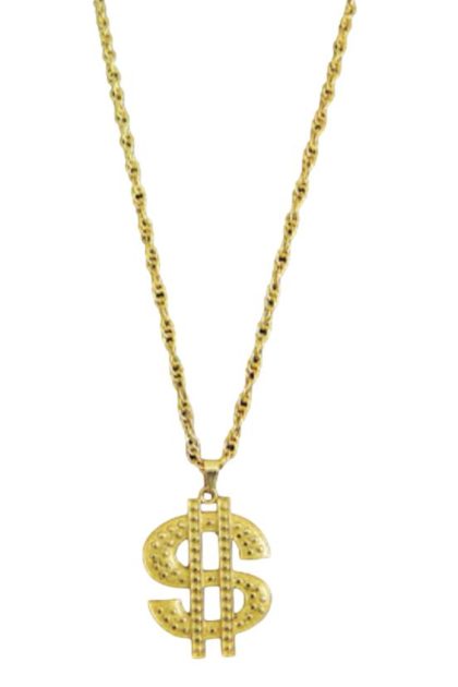 gold bling necklace