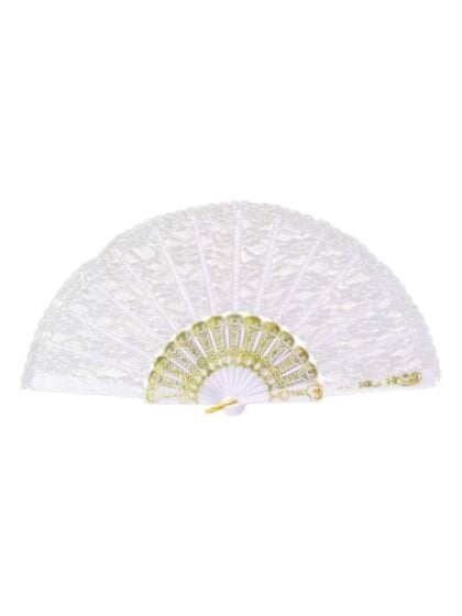 White Lace Fan