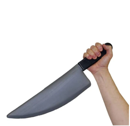 Plastic butcher knife