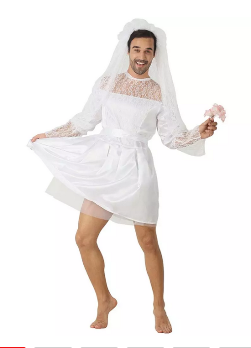 Mens bride costume
