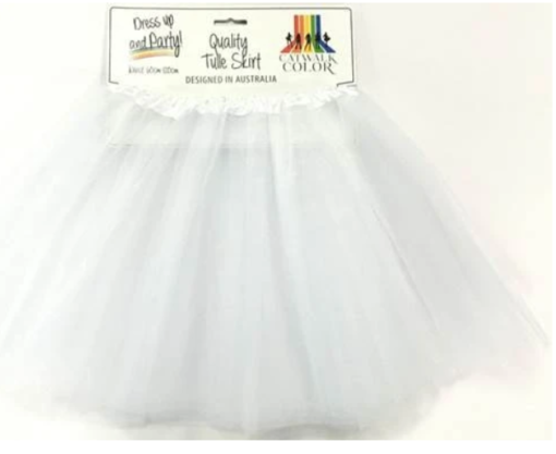 White tutu skirt