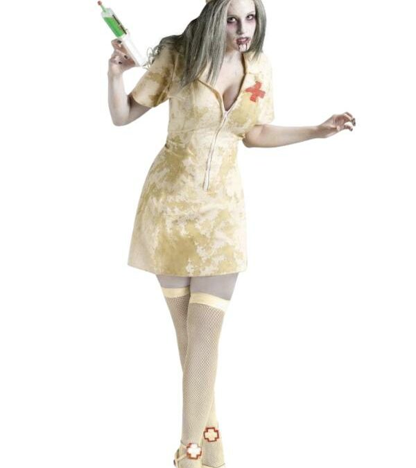 Zombie Nurse Costume biohazard