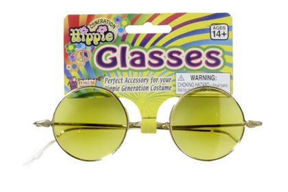 Hippie glasses Yellow
